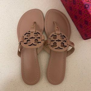 Tory Burch Nude Miller sandals